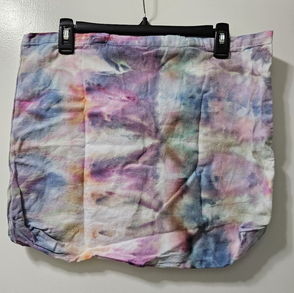 Colorful Tie-Dyed Carry All Tote That I Tie-Dyed. New